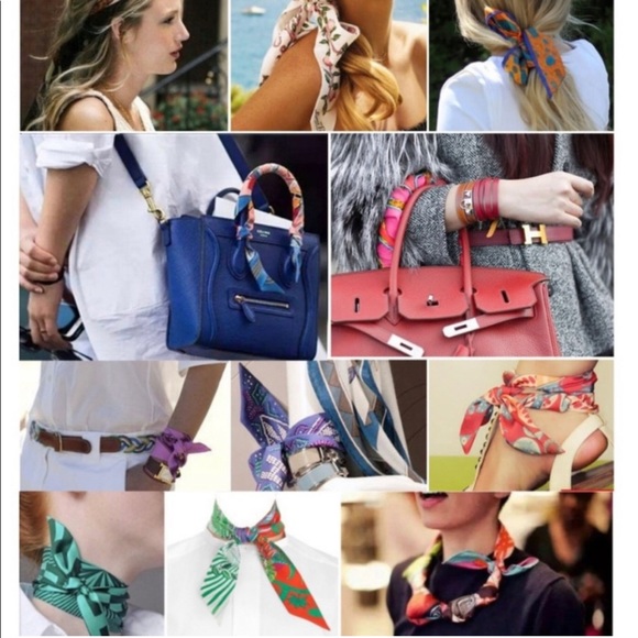 Skinny scarf/wrist wrap/hair tie - Picture 13 of 14